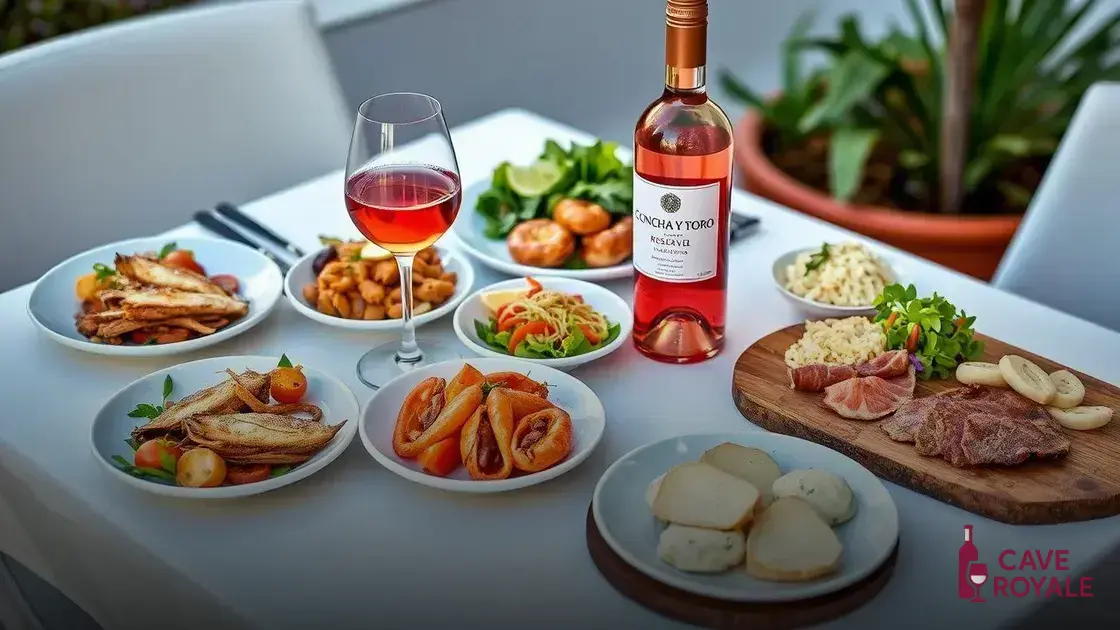 Harmonizações ideais com Concha Y Toro Reservado Rosé