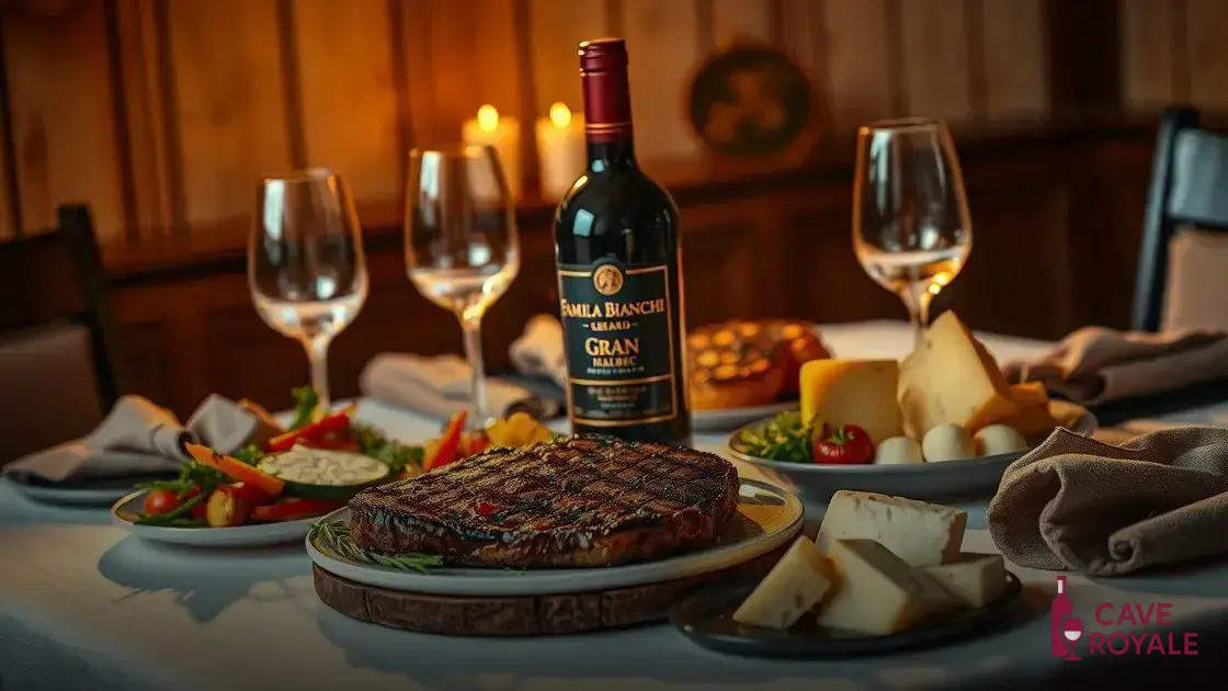 Harmonizações ideais com este vinho