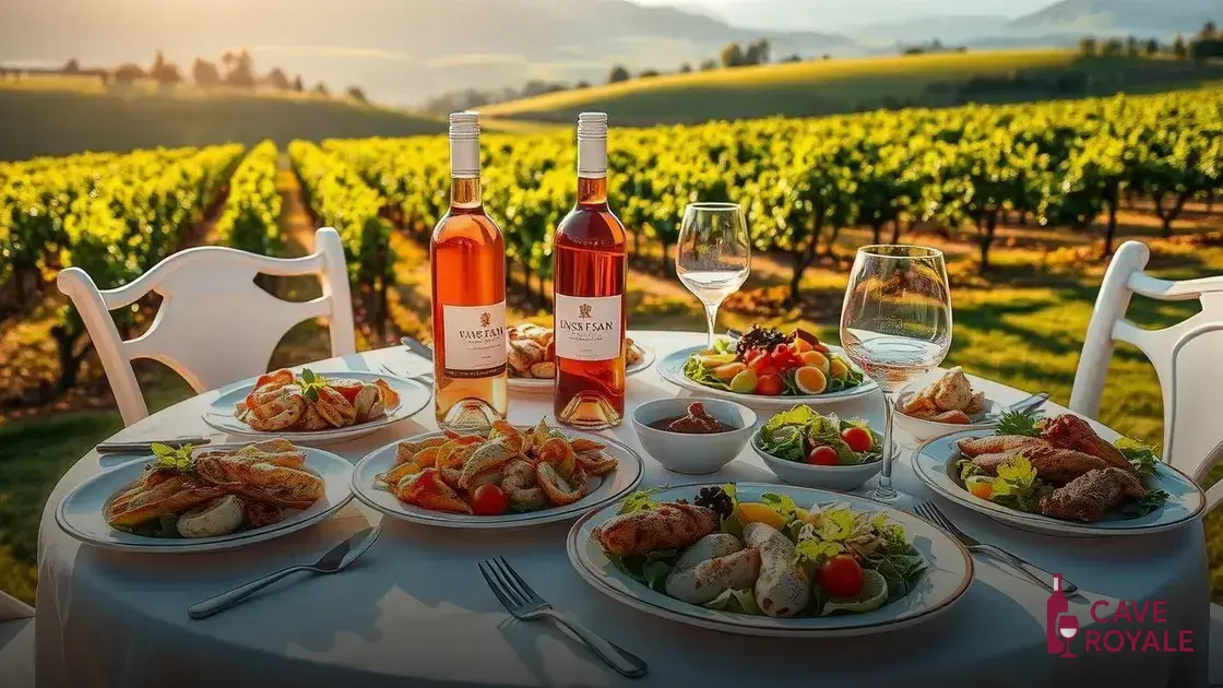 Harmonizações ideais com o vinho rosé.
