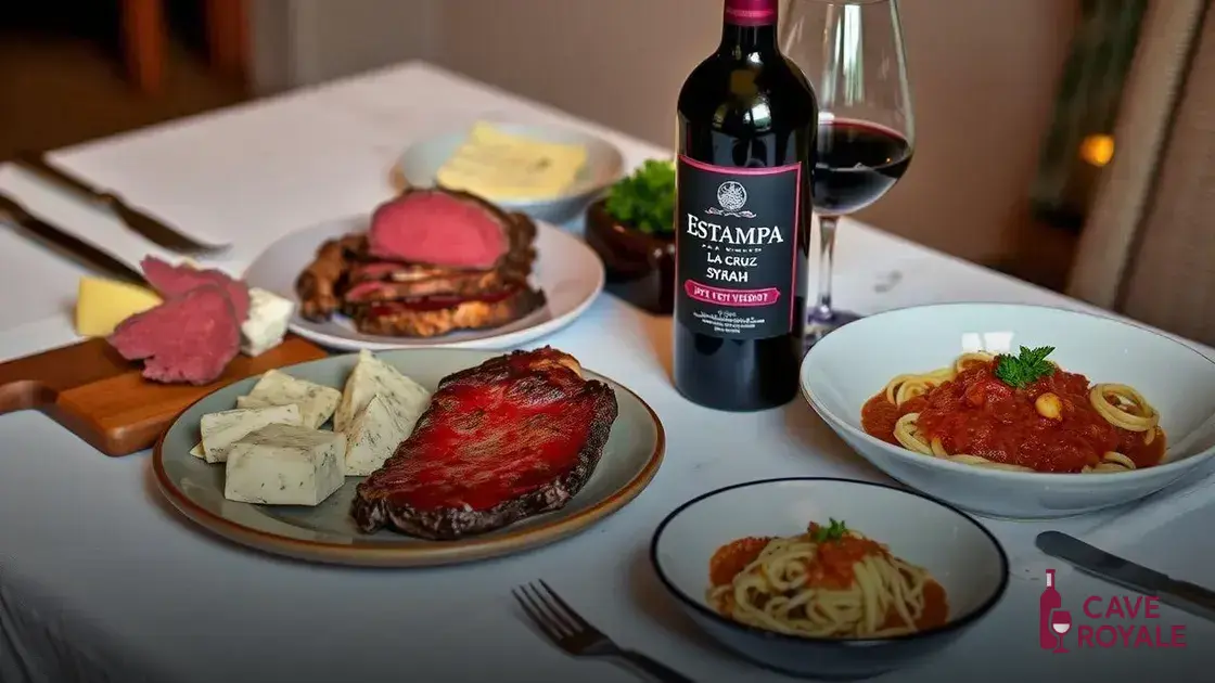 Harmonizações ideais para este vinho