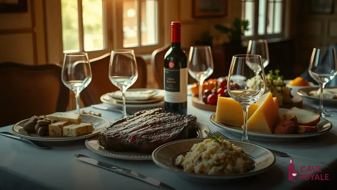Harmonizações ideais para o Brunello 2015