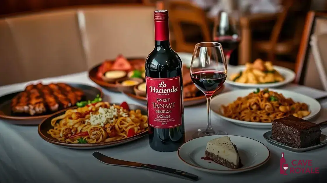 Harmonizações ideais para o La Hacienda Sweet Tannat Merlot