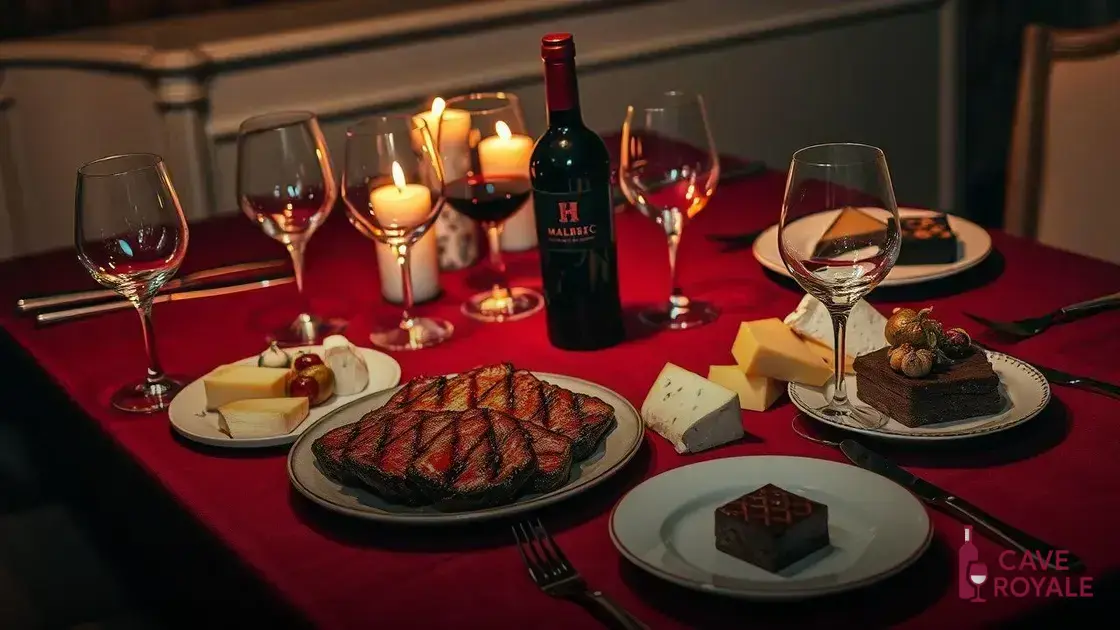 Harmonizações imperdíveis com vinhos Malbec