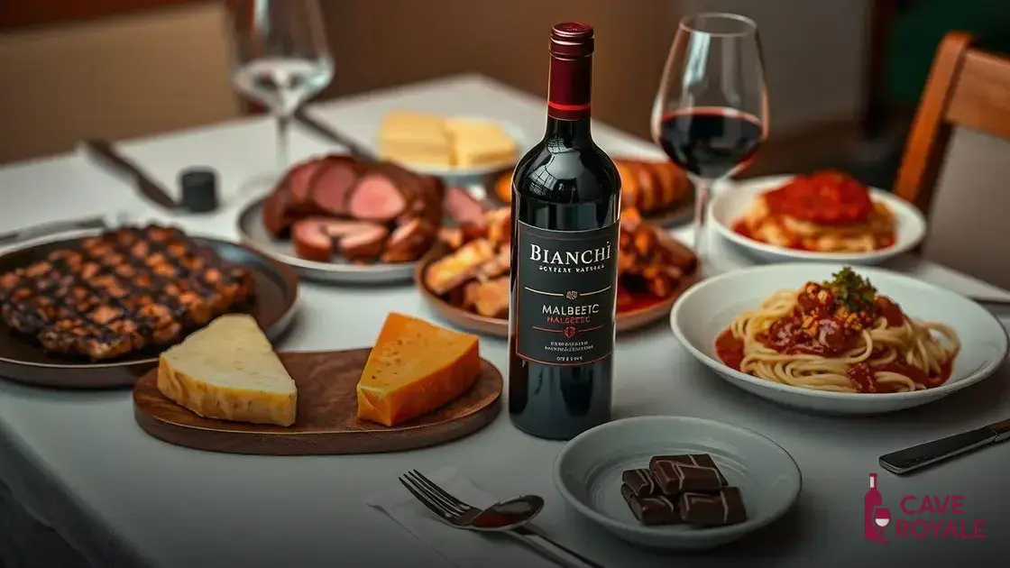 Harmonizações perfeitas com Bianchi Soñador Malbec