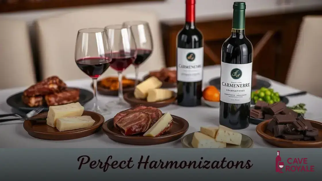 Harmonizações perfeitas com Carménère