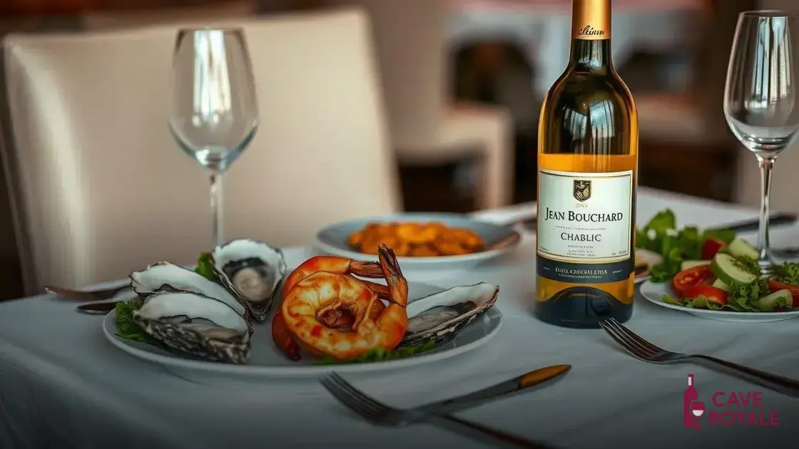 Harmonizações perfeitas com Jean Bouchard Chablis