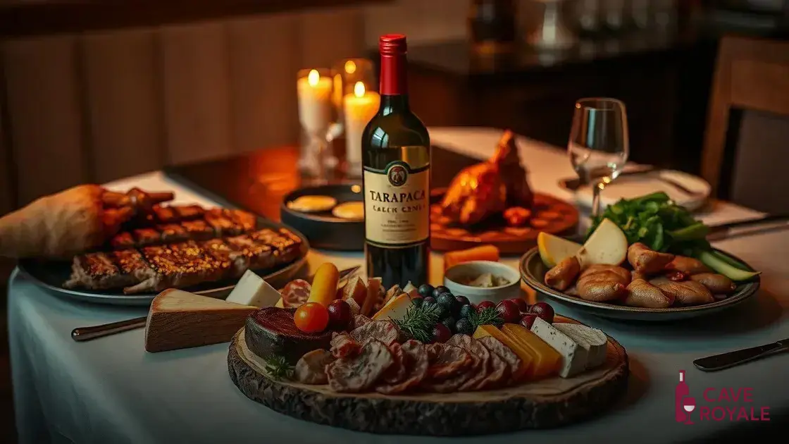 Harmonizações perfeitas com o Tarapacá