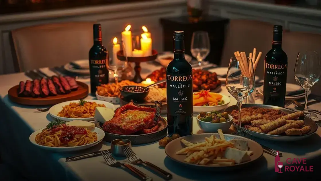 Harmonizações perfeitas com o Torreon Malbec