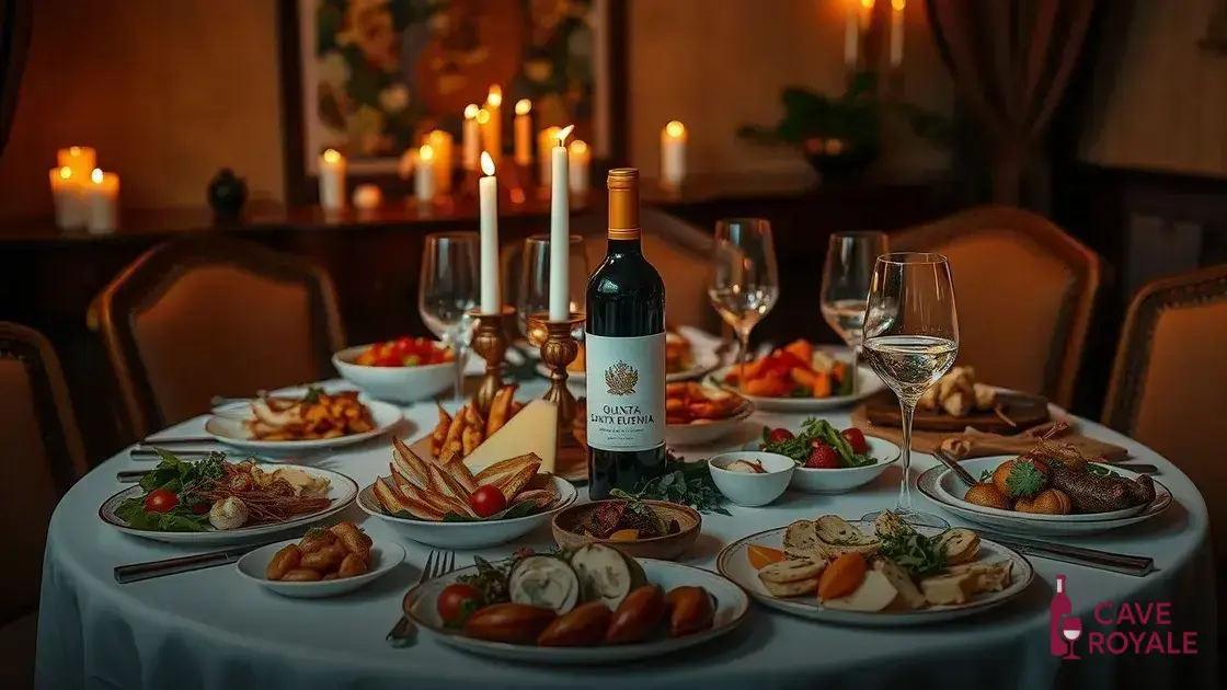 Harmonizações perfeitas com Quinta Santa Eufemia.