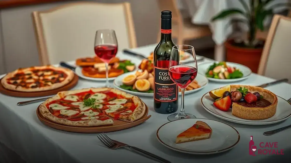 Harmonizações perfeitas para o seu Lambrusco