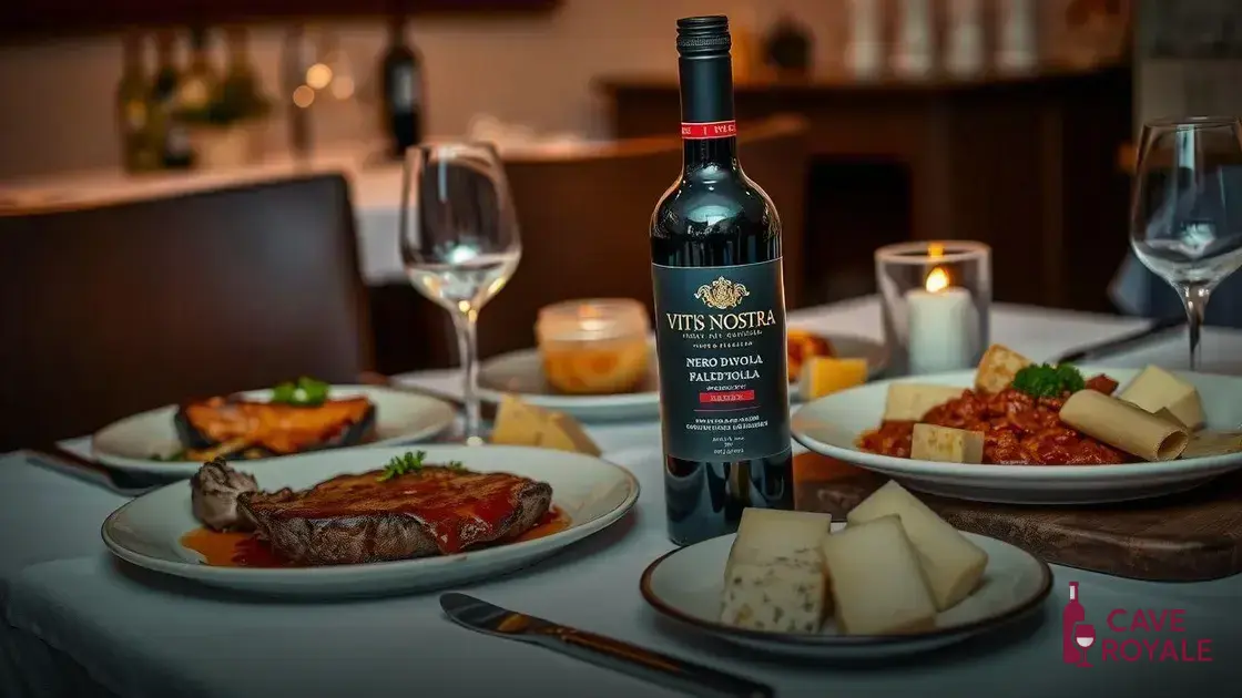 harmonizacoes-perfeitas-para-o-seu-vitis-nostra Vinho Tinto Italiano Vitis Nostra Nero D’Avola