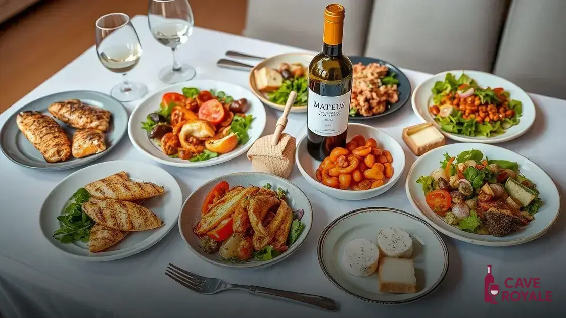 Harmonizações perfeitas para vinho Mateus