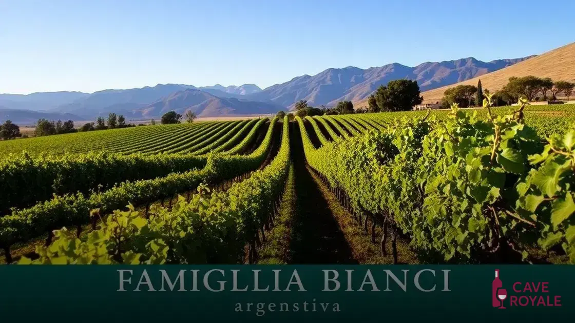 História da vinícola Famiglia Bianchi