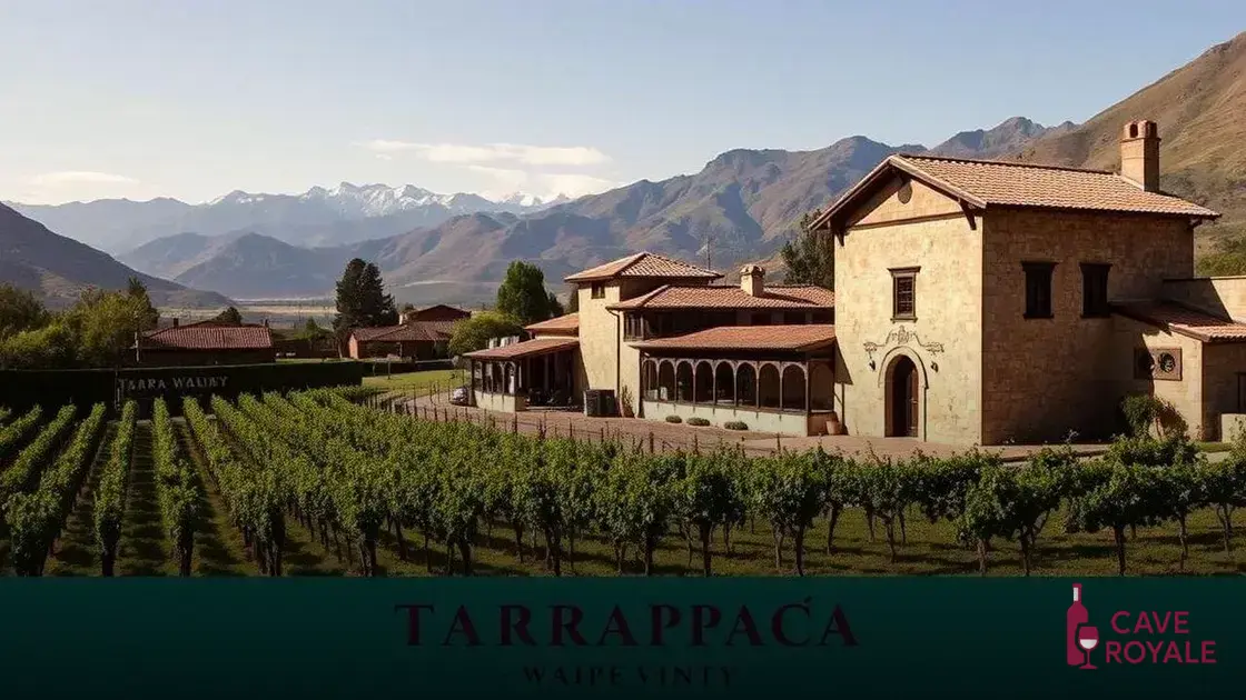 História da vinícola Tarapacá