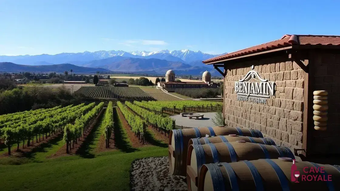 História do vinho Benjamin Cabernet Sauvignon