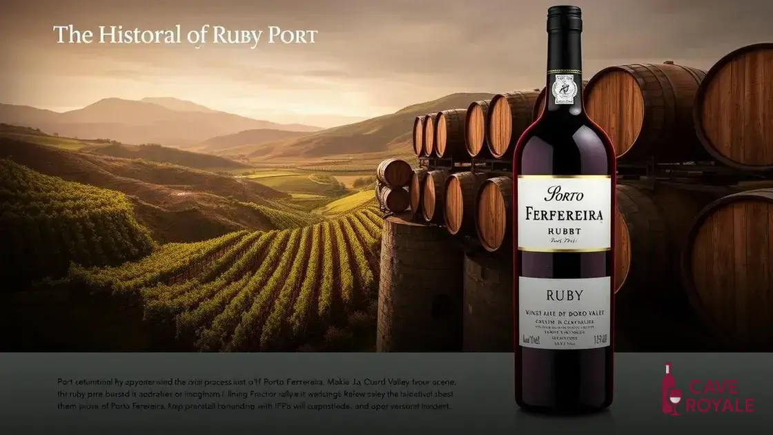 História do Vinho Do Porto Ferreira Ruby