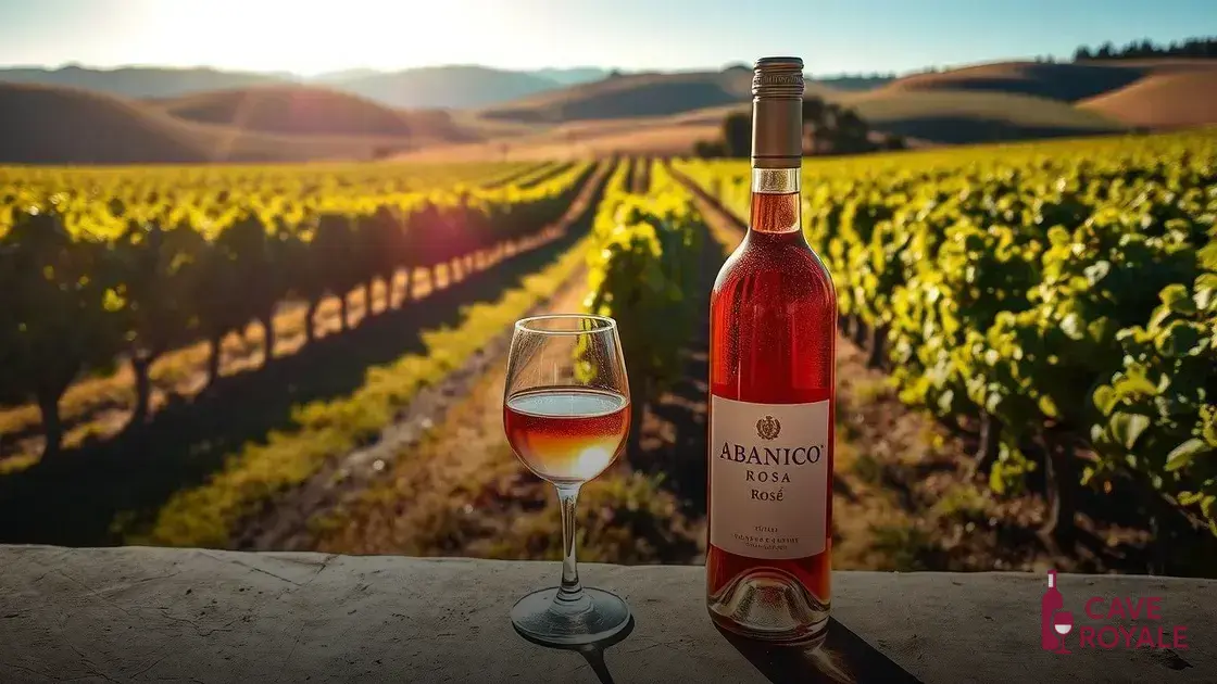 História do vinho espanhol Abanico Rosé