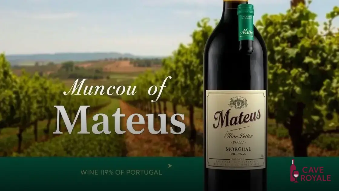 História do vinho Mateus
