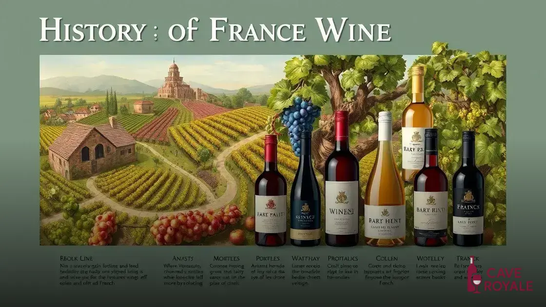 História dos vinhos franceses