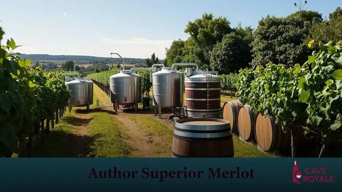 História e produção do Author Superior Merlot