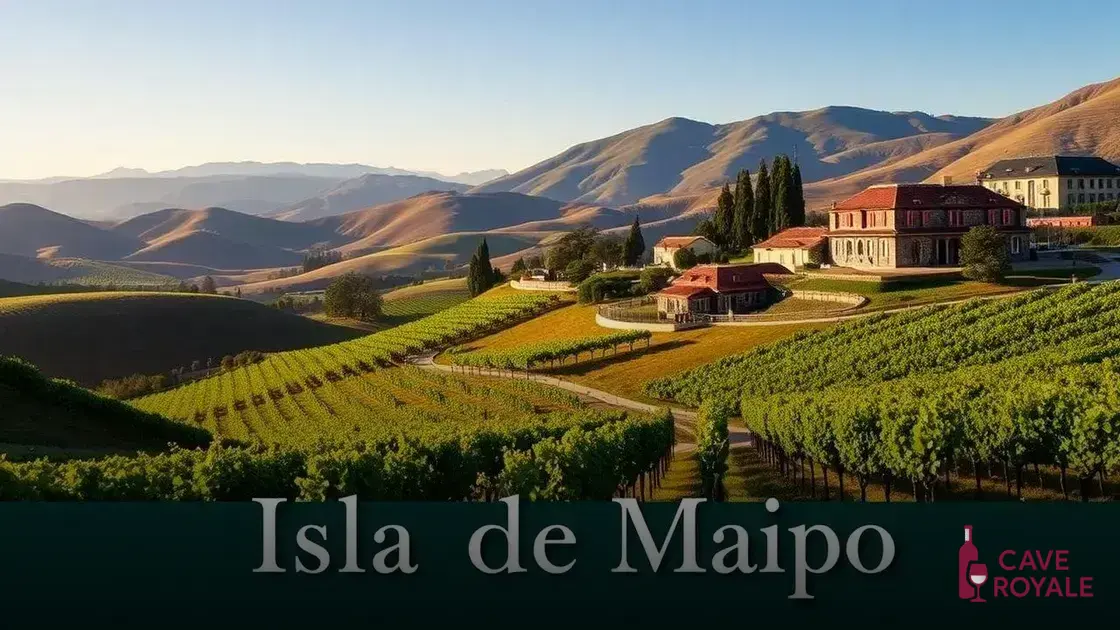 História e tradição da vinicultura em Isla De Maipo