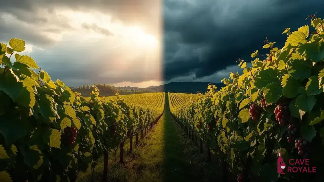 Impacto do clima na produção de vinhos