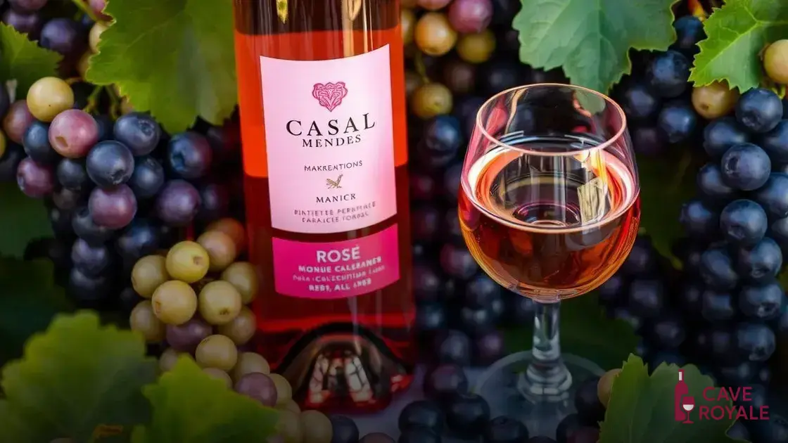 Ingredientes do Vinho Casal Mendes Rosé