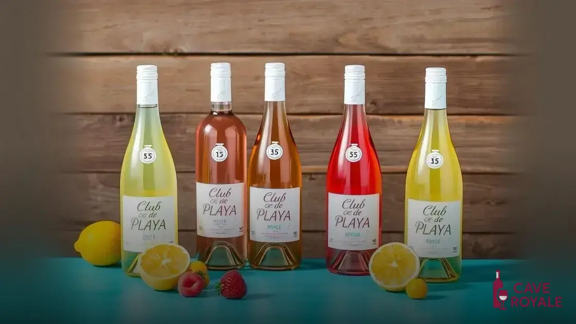 Kit Com 6 Vinhos Club de Playa Branco E Rosé Suave