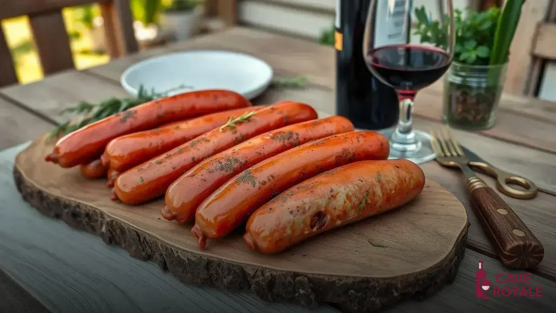Linguiça artesanal: o que harmonizar?