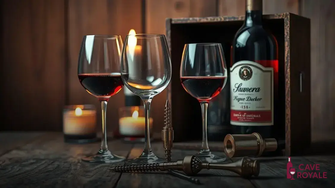Maleta para Vinho com 5 Peças - ACASA