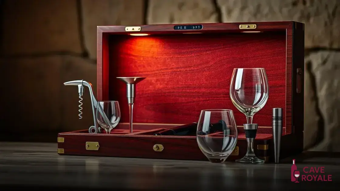 Maleta para Vinho com 5 Peças - ACASA