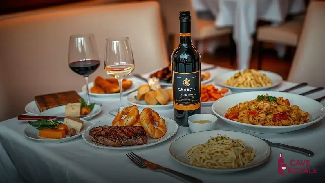 Melhores harmonizações com Cuvée Sélection