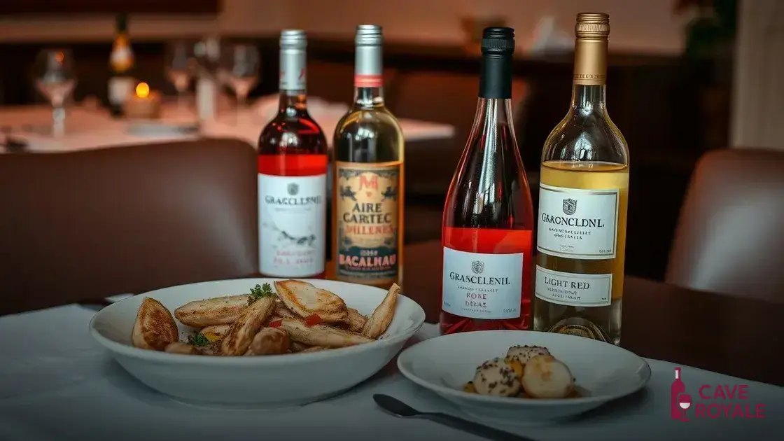 Melhores tipos de vinho para bacalhau