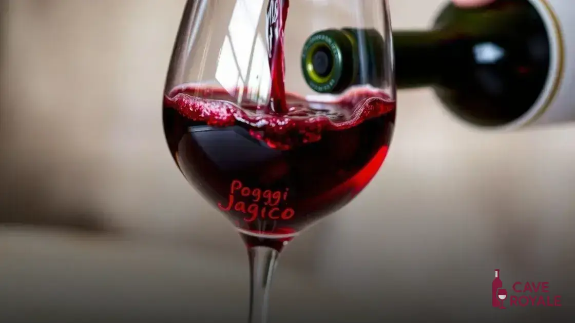 Notas de degustação do Poggiatico Sangiovese
