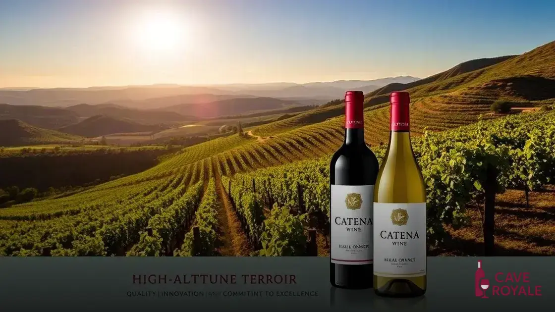 O diferencial de Catena no mundo dos vinhos