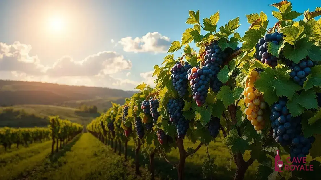 O papel do clima na produção de vinhos