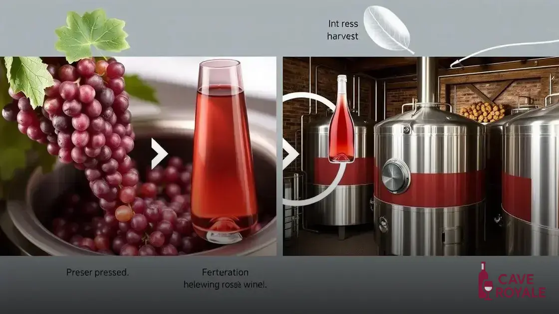 O processo de produção do Abanico Rosé