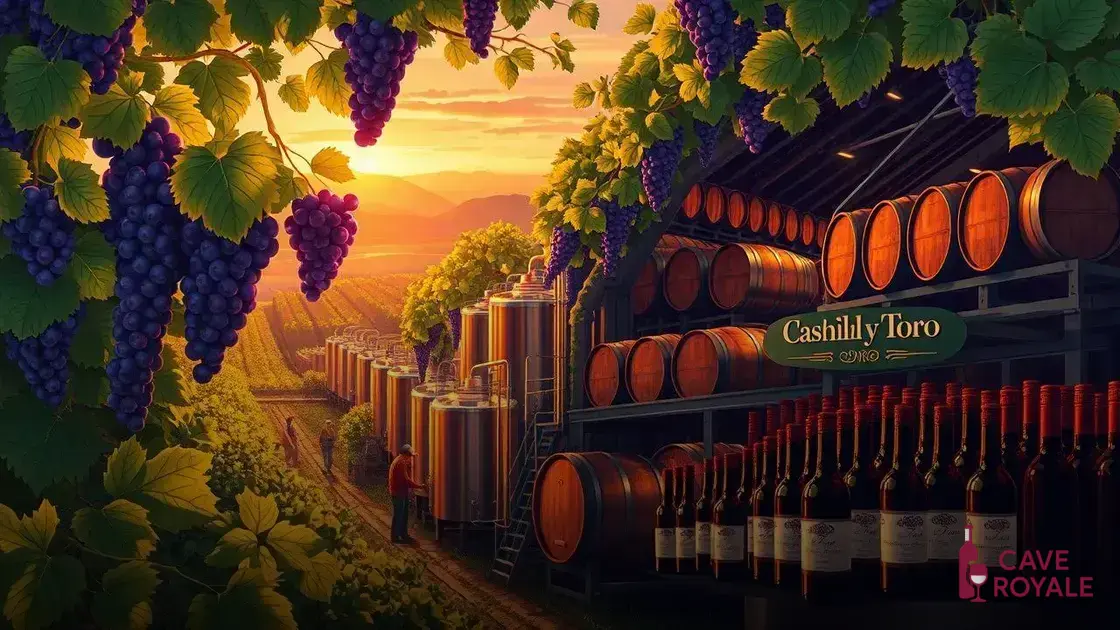 O processo de produção do Casillero Del Diablo