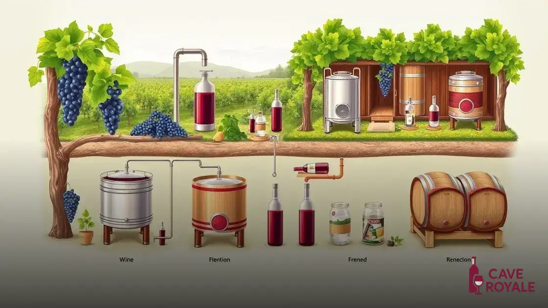 O processo de produção do vinho