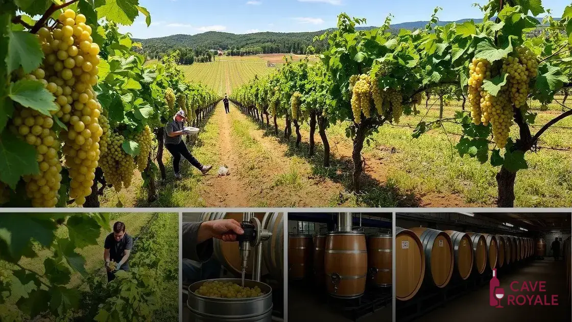 O processo de produção do vinho
