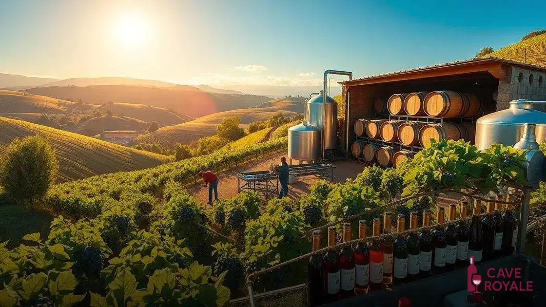 O processo de produção do vinho chileno