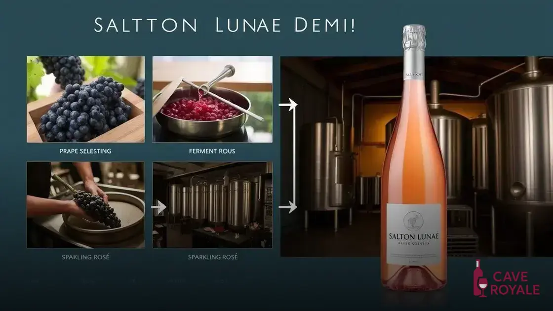 O processo de produção do Vinho Frisante Rosé
