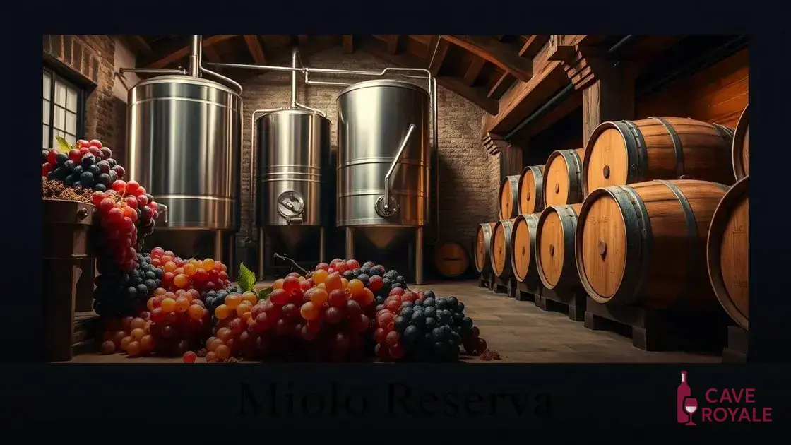 O processo de vinificação do Miolo Reserva