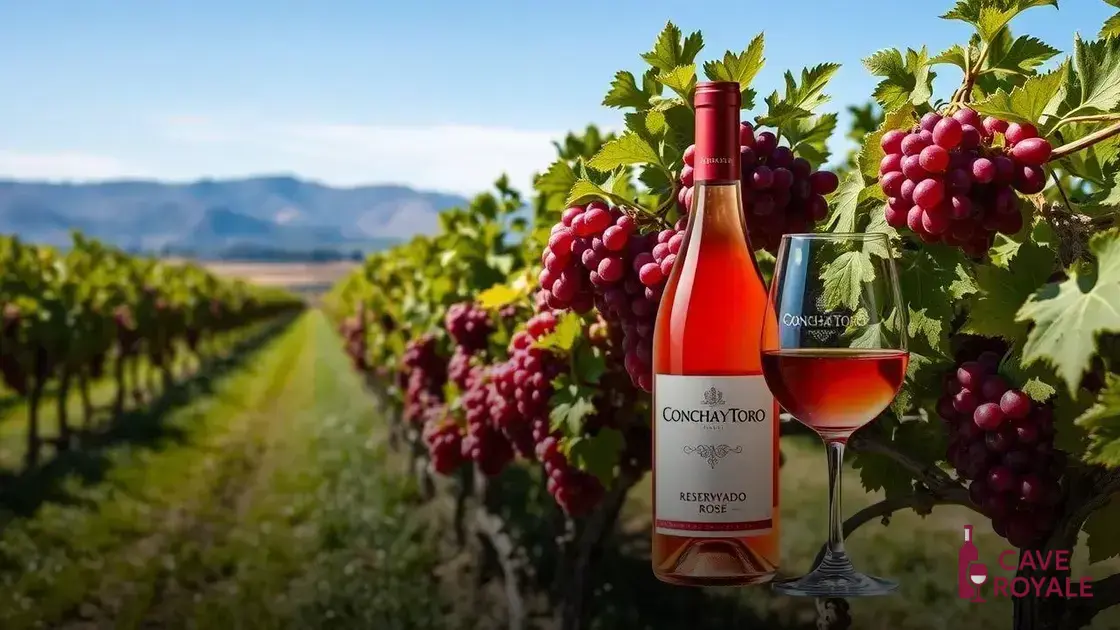 O que distingue o Concha Y Toro Reservado Rosé?