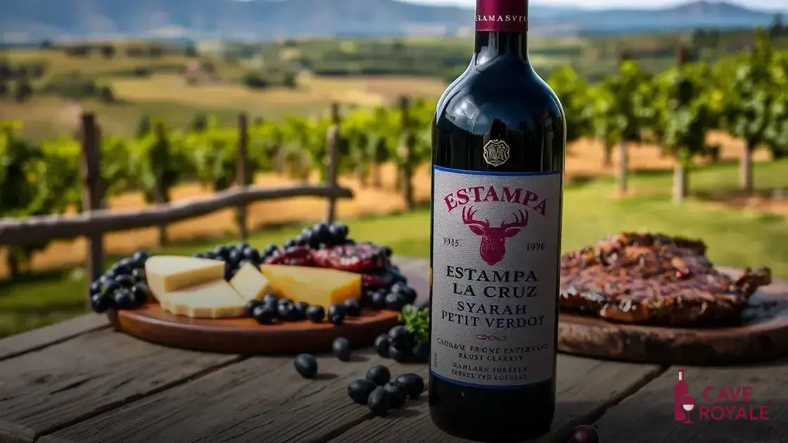 O que é Estampa La Cruz Syrah Petit Verdot?