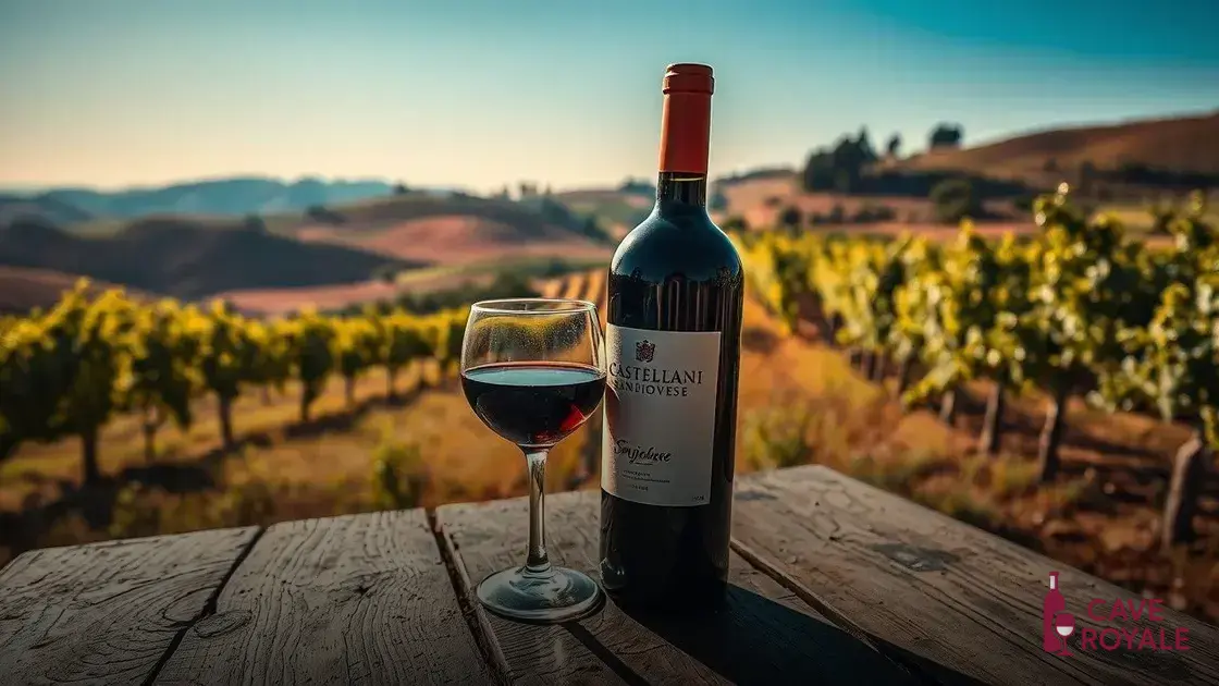 O que é o Castellani Sangiovese?