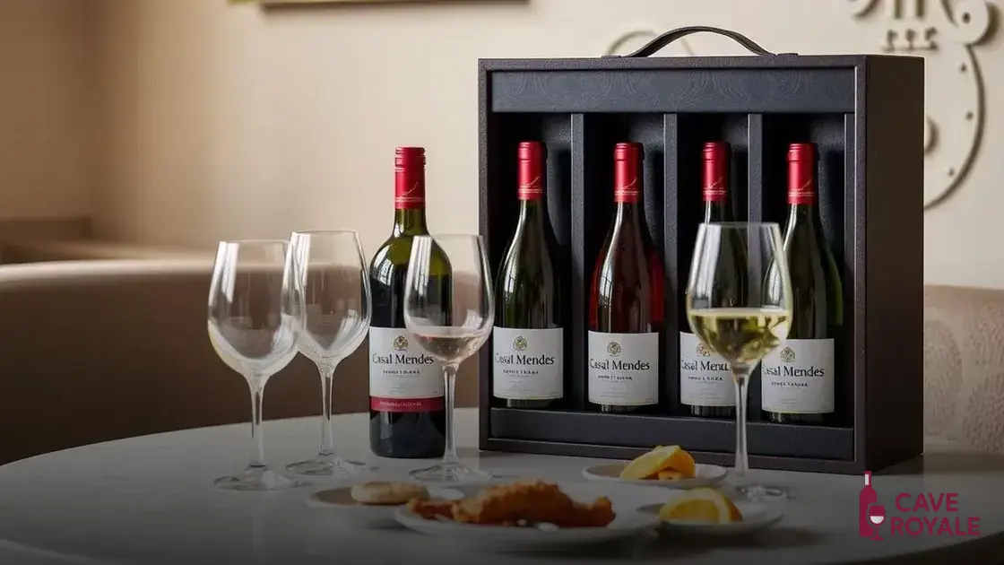 O que é o kit de vinho Casal Mendes?