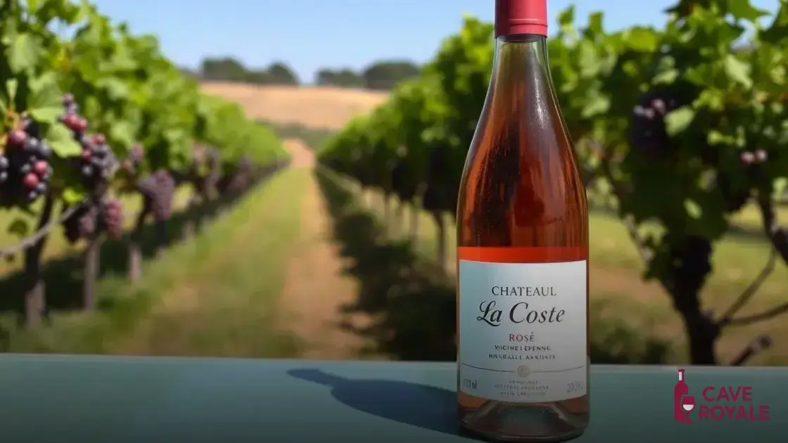 O que é o vinho Château La Coste Rosé?