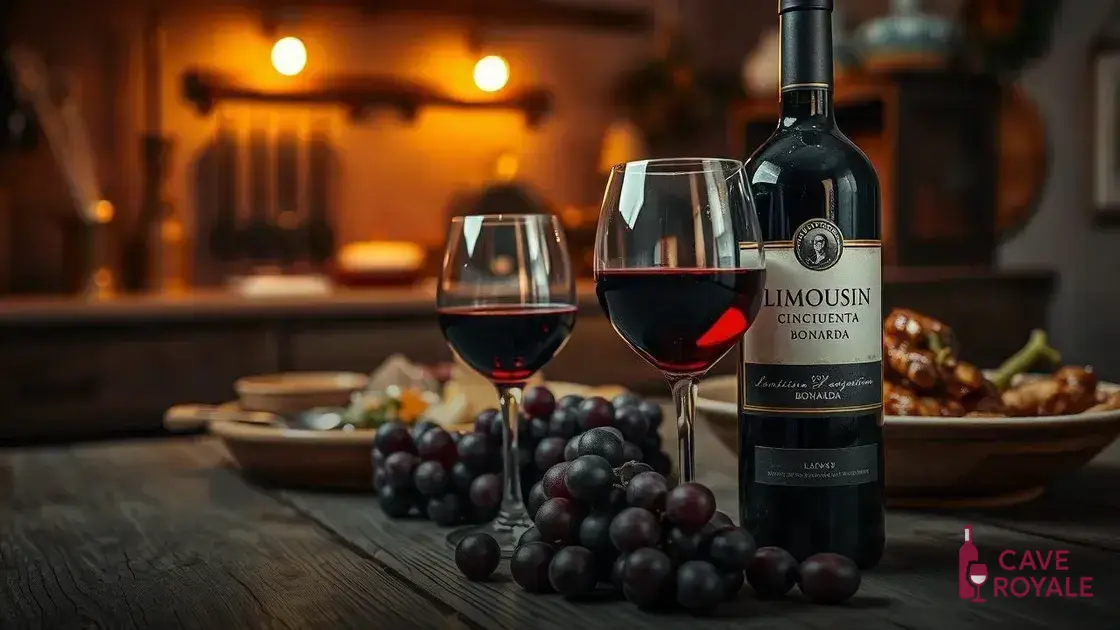 O que é o vinho Limousin Cincuenta Bonarda?
