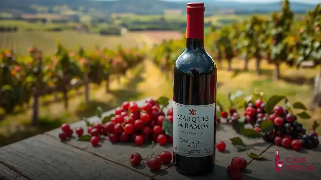 O que é o vinho Marques De Ramos Tempranillo?